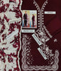 3 Pcs Women’s Unstitched Embroidered Dhanak Suit with Wool Shawl | Royal Martz