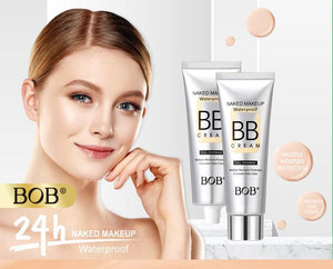 BOB Naked Makeup Waterproof Full Coverage BB Cream – 40g, Long-Lasting