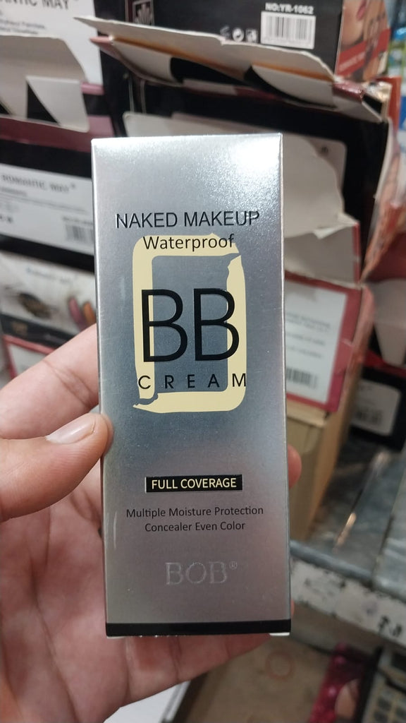BOB Naked Makeup Waterproof Full Coverage BB Cream – 40g, Long-Lasting