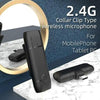 Black Wireless Lavalier Microphone Type-C – Plug & Play Mic for iPhone & Android | Royal Martz
