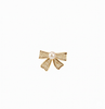 Bow Shape Zircon Pearl Earrings for Women | Korean Style Jewelry | Gold & Silver Elegant Party, Wedding & Daily Wear Earrings