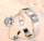 Charm Couple’s Ring Set – 2 Pcs Silver Plated Stainless Steel Rings | Unisex Easy Wear Jewelry – Royal Martz