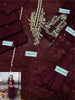 Chiffon Embroidered Luxury Unstitched 3 Piece Suit with Adda Work & Pearls – Royal Martz