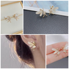 Fashion Cute Flower Wings Elf Stud Earrings for Women & Girls – Zircon Fairy Design Jewelry | Royal Martz