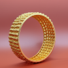 Golden Brass Bangles for Women – 1 Pair Antique Style Gold Plated Bridal Bangles | Royal Martz