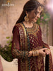 Luxury Chiffon Embroidered 3 Pc Unstitched Dress – Zari, Sequence, Thread & Handwork with Silk Trouser & Heavy Dupatta