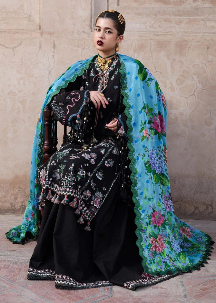 Dhanak Hit Codes – Heavy Embroidered Winter Suit with Digital Print Wool Shawl | Royal Martz