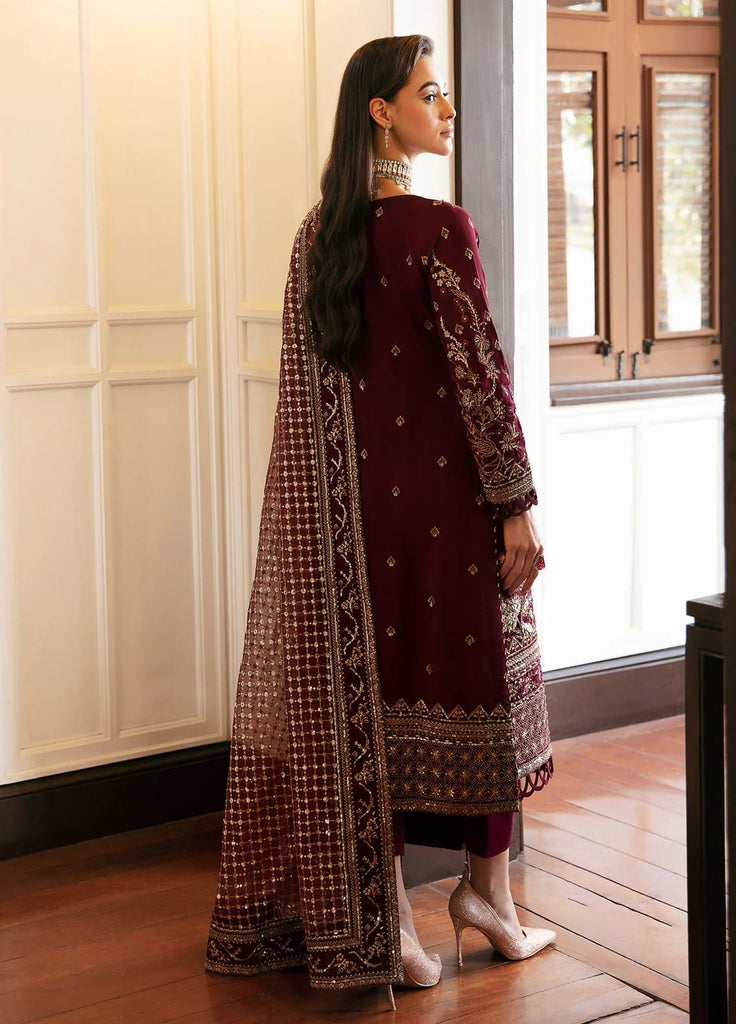Luxury Net Embroidered Suit with Dupatta – Adda, Thread & Sequence Work | Royal Martz