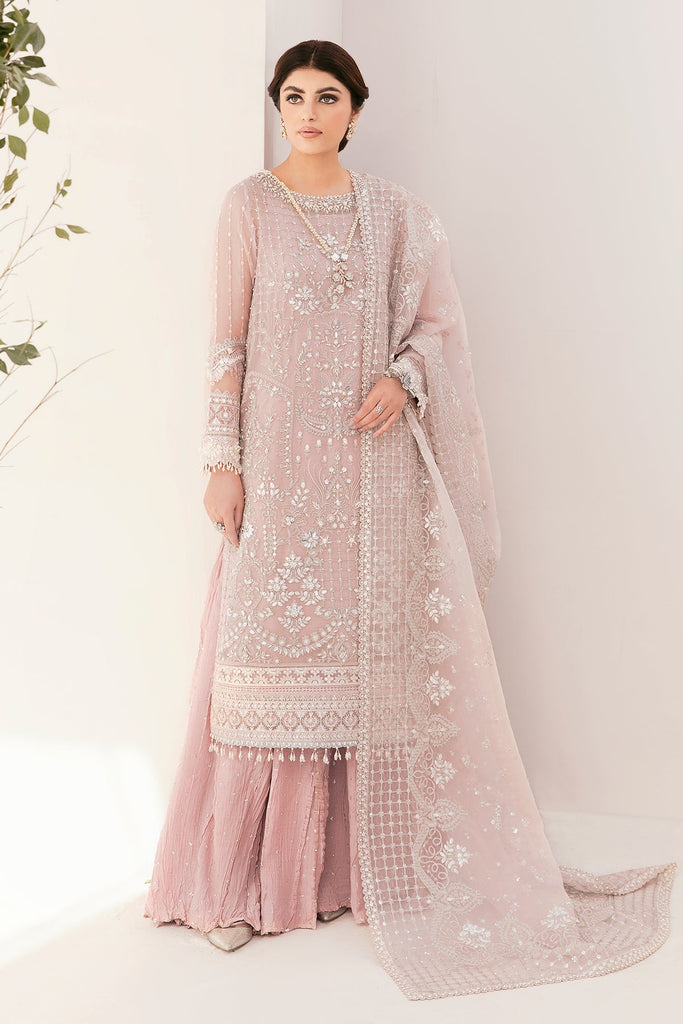 Luxury Organza & Silk Embroidered Formal Suit – Heavy Handwork with Latkans & Cutwork Dupatta | Royal Martz