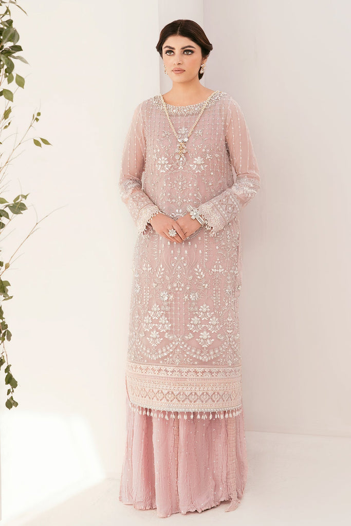 Luxury Organza & Silk Embroidered Formal Suit – Heavy Handwork with Latkans & Cutwork Dupatta | Royal Martz