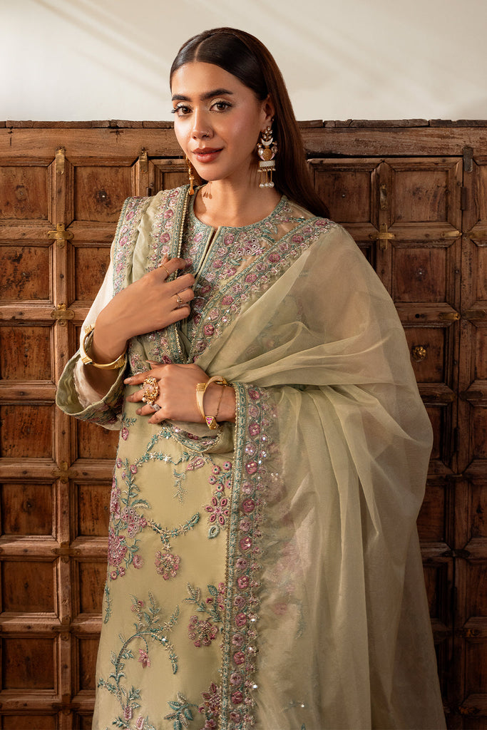 Luxury Sequence Embroidered Chiffon Dress – 3Pc Unstitched Women’s Party Wear Suit | Royal Martz