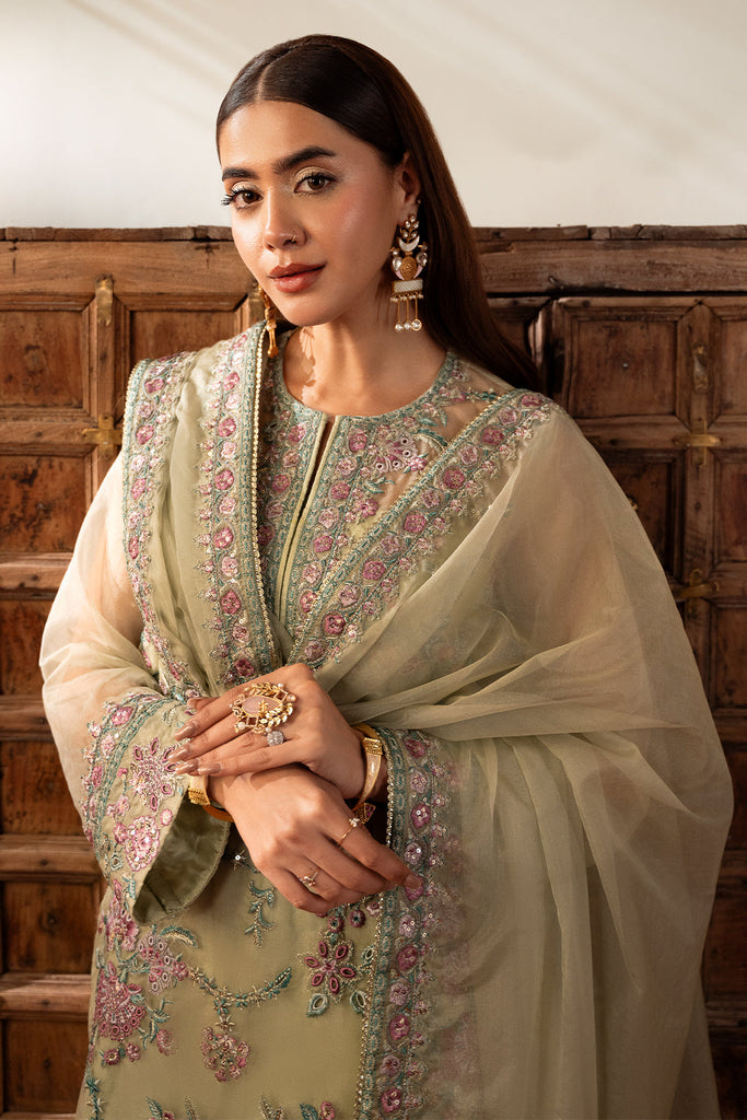 Luxury Sequence Embroidered Chiffon Dress – 3Pc Unstitched Women’s Party Wear Suit | Royal Martz