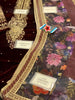 Luxury Velvet Embroidered Suit with Silk Trouser & Organza Dupatta | Women’s 3PC Unstitched Dress | Royal Martz