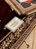 Luxury Velvet Embroidered Suit with Silk Trouser & Organza Dupatta | Women’s 3PC Unstitched Dress | Royal Martz