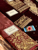 Luxury Velvet Embroidered Suit with Silk Trouser & Organza Dupatta | Women’s 3PC Unstitched Dress | Royal Martz
