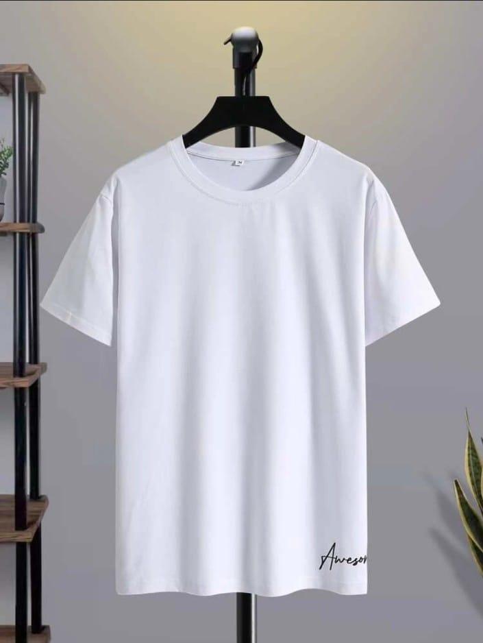 1 Pc Men’s Polyester Plain T-Shirt – Comfortable & Lightweight (S–XXL)