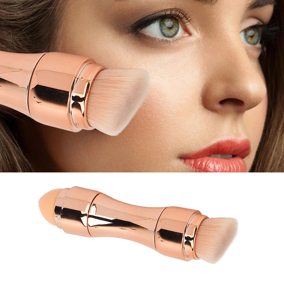 Max Factor X 4 In 1 Makeup Brush Set – Portable Mini Travel Makeup Brushes Kit