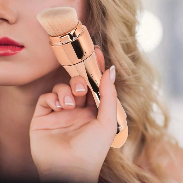 Max Factor X 4 In 1 Makeup Brush Set – Portable Mini Travel Makeup Brushes Kit