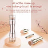 Max Factor X 4 In 1 Makeup Brush Set – Portable Mini Travel Makeup Brushes Kit