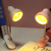 Mini LED Clamp Lamp – Portable USB Powered Desk Light with Adjustable Flexible Neck, Strong Clip Base, Eye-Friendly Flicker-Free Lighting for Study, Reading, Office, Bedside & Travel (Random Color)