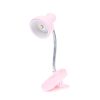 Mini LED Clamp Lamp – Portable USB Powered Desk Light with Adjustable Flexible Neck, Strong Clip Base, Eye-Friendly Flicker-Free Lighting for Study, Reading, Office, Bedside & Travel (Random Color)