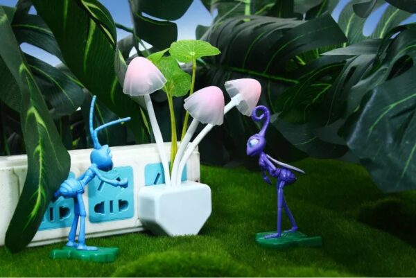 Mushroom Night Light | LED Sensor Flower Lamp for Bedroom, Baby Room & Kids Gifts