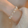 Elegant Beaded Gold Plated Pearl Necklace & Bracelet Set for Women | Royal Martz Jewelry