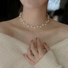 Elegant Beaded Gold Plated Pearl Necklace & Bracelet Set for Women | Royal Martz Jewelry