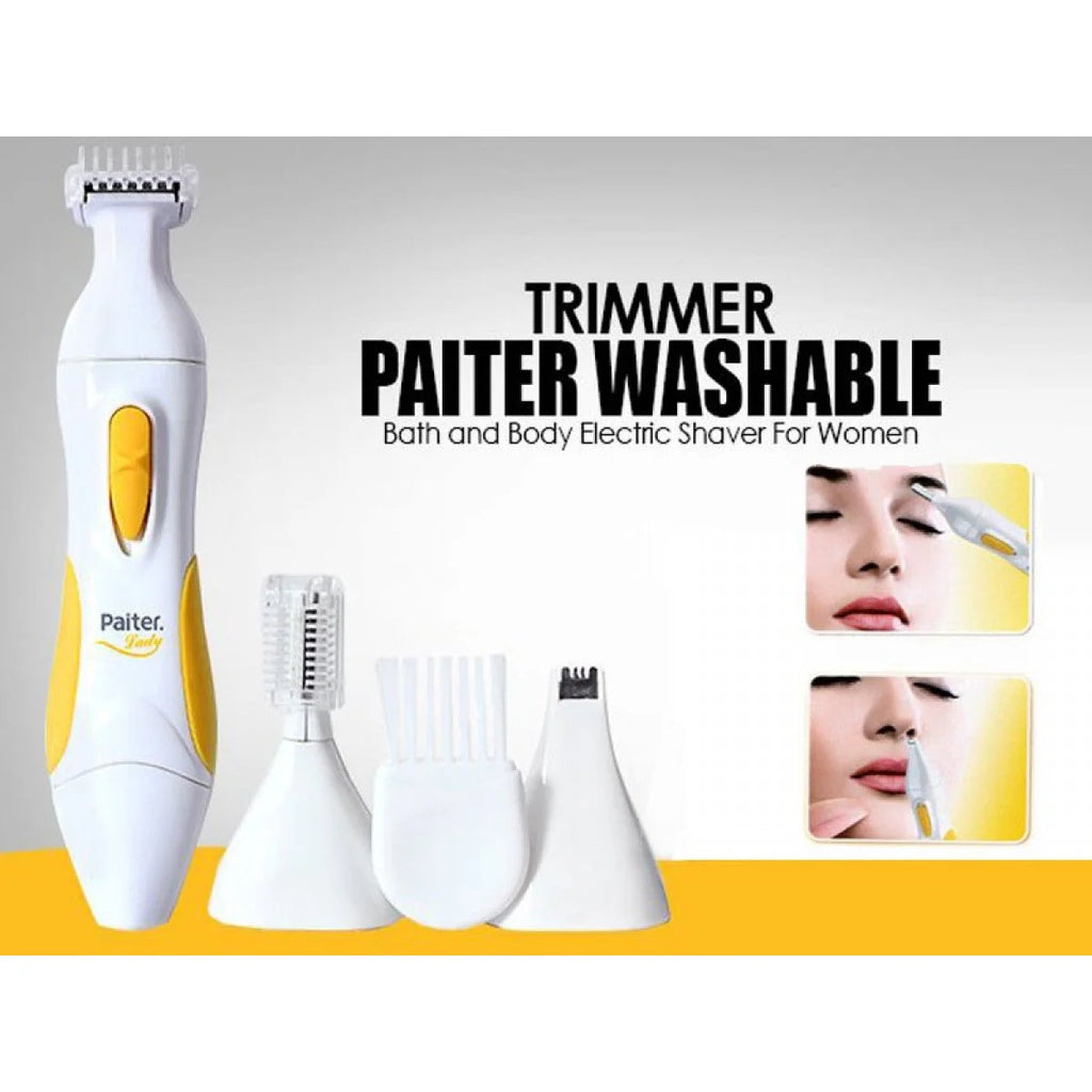 Paiter 3-in-1 Electric Lady Shaver – Shaving, Trimming & Epilator Device