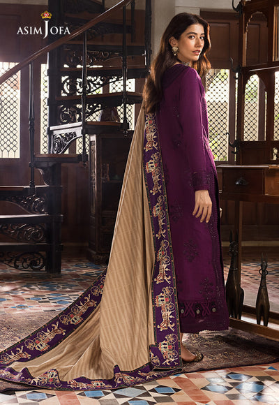 Premium Dhanak Embroidered Suit with Digital Wool Shawl – Winter Collection | Royal Martz