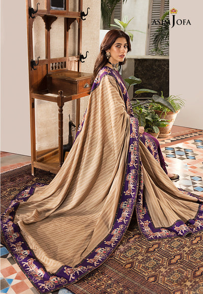 Premium Dhanak Embroidered Suit with Digital Wool Shawl – Winter Collection | Royal Martz
