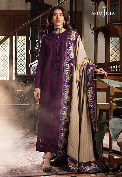 Premium Dhanak Embroidered Suit with Digital Wool Shawl – Winter Collection | Royal Martz