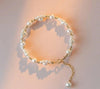 Beautiful Pearl Bracelet for Women | PC Resin Plated Rhinestone Jewelry | Golden Elegant Fashion Bracelet – Royal Martz