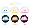 Smiley Cloud LED Night Light – Multicolor Pink, Blue & Yellow Night Lamp | Cute & Cozy Lighting – Royal Martz