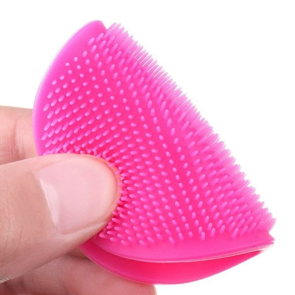 Soft Silicone Face Cleansing Brush Pad – Gentle Exfoliating & Deep Pore Facial Massage Tool | Blackhead Removal & Skin Care (Random Colors)