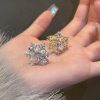 Sparkling Flower Rotating Ring – Adjustable Elegant Spinning Ring for Women | Royal Martz