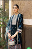 Velvet Luxury Embroidered Suit with Organza Dupatta & Silk Trouser | Royal Martz