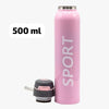 Stainless Steel Water Bottle 500ml – BPA Free, Leak Proof, Vacuum Insulated