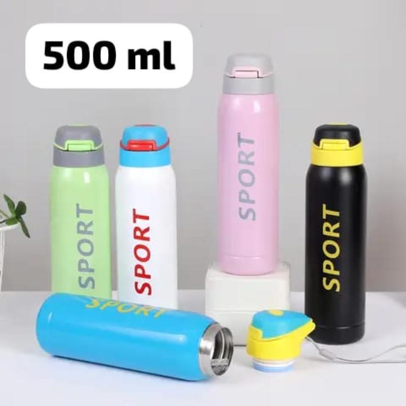 Stainless Steel Water Bottle 500ml – BPA Free, Leak Proof, Vacuum Insulated
