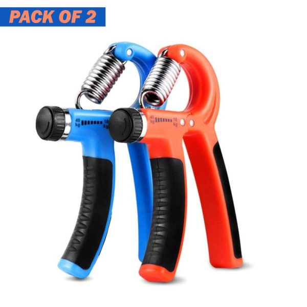 Set of 2 Adjustable Hand Grippers 10–40kg – Hand, Wrist & Finger Strength Trainer